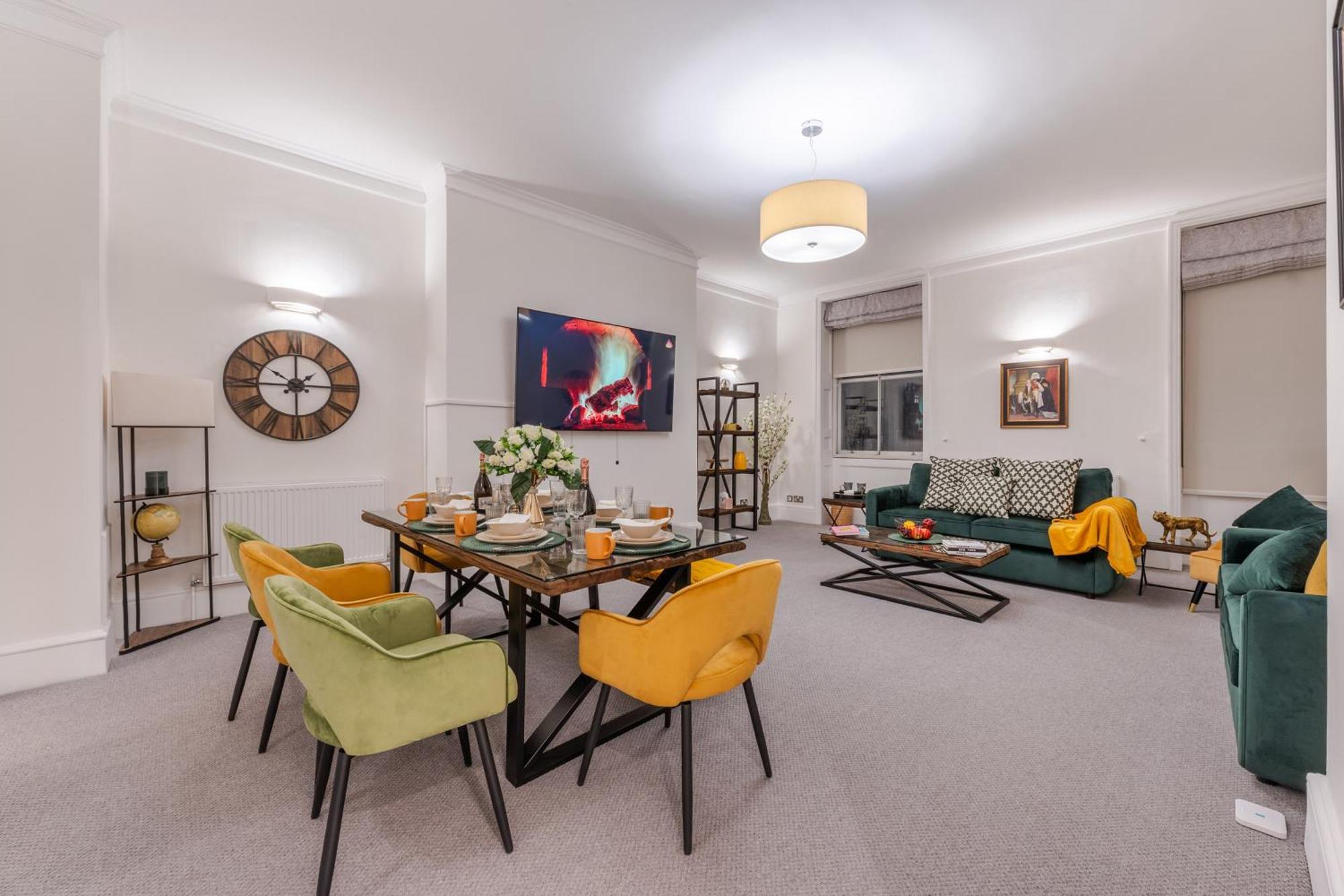 5H Modern Elegance 1-Bedroom City Living In ลอนดอน ภายนอก รูปภาพ